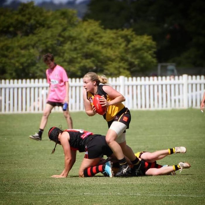 Lilly in action for the Toowoomba Tigers